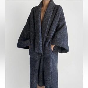 Vintage 100% Wool Cardigan Coat S